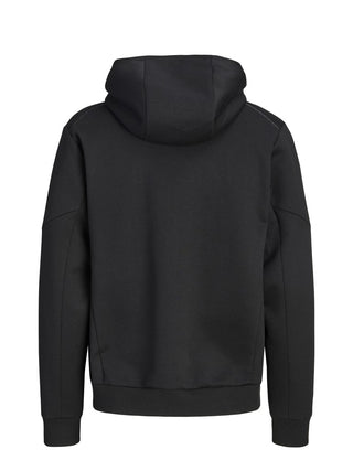 Ανδρική ζακέτα φούτερ με κουκούλα JCOFUSION SWEAT FULL ZIP HOOD JACK&JONES 12301089 BLACK W26/27