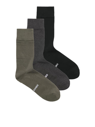 Ανδρικές κάλτσες JACLOUIS BAMBOO SOCKS 3 PACK JACK&JONES 12301513 SMOKEY OLIVE W26/27