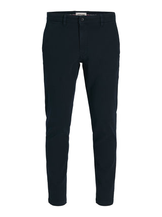 Ανδρικό παντελόνι JPSTMARCO ARTHUR TENCEL BLEND CHINO SN JACK&JONES 12301838 DARK NAVY W26/27