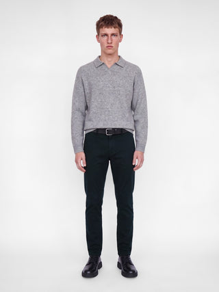 Ανδρικό παντελόνι JPSTMARCO ARTHUR TENCEL BLEND CHINO SN JACK&JONES 12301838 DARK NAVY W26/27