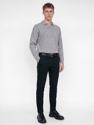 Ανδρικό παντελόνι JPSTMARCO ARTHUR TENCEL BLEND CHINO SN JACK&JONES 12301838 DARK NAVY W26/27