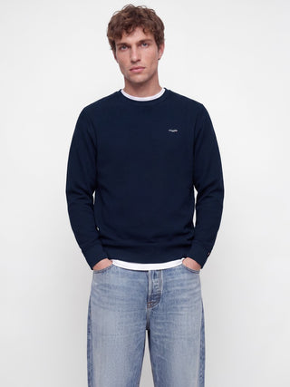 Ανδρικό φούτερ JPRBLUALVES STRUCTURE SWEAT CREWNECK JACK&JONES 12302739 NAVY BLAZER W26/27