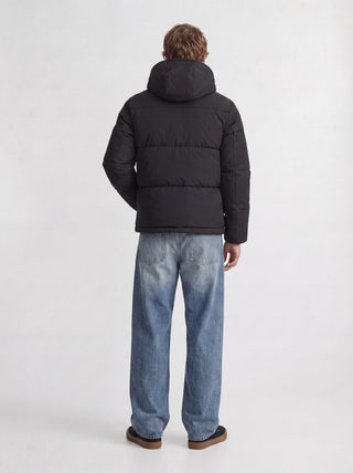 Ανδρικό μπουφάν JJGALAXY PUFFER JACKET JACK&JONES 12303930 BLACK W26/27