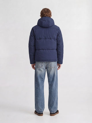 Ανδρικό μπουφάν JJGALAXY PUFFER JACKET JACK&JONES 12303930 SKY CAPTAIN W26/27