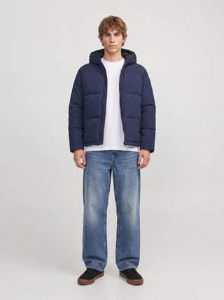 Ανδρικό μπουφάν JJGALAXY PUFFER JACKET JACK&JONES 12303930 SKY CAPTAIN W26/27