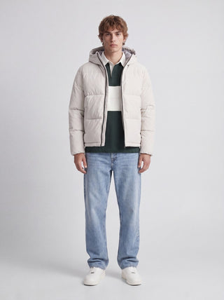 Ανδρικό μπουφάν JJGALAXY PUFFER JACKET JACK&JONES 12303930 MOONBEAM W26/27