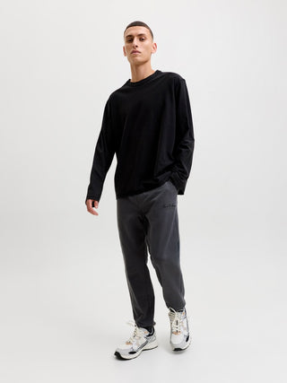 Ανδρικό παντελόνι φόρμας JPSTGORDON ARCHIVE SWEAT PANTS JACK&JONES 12288641 ASPHALT NOOS W26/27