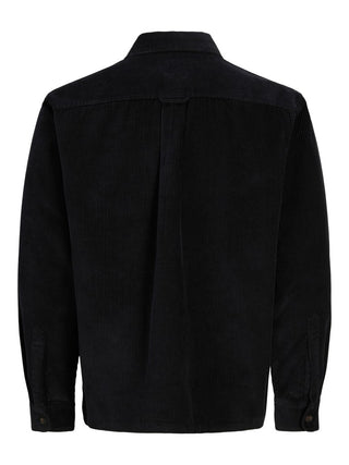 Ανδρικό Overshirt JJZAC CORDUROY OVERSHIRT LS JACK&JONES 12299048 BLACK W26/27