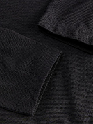 Ανδρική μπλούζα polo JPRKANE POLO LS JACK&JONES 12306293 BLACK W26/27