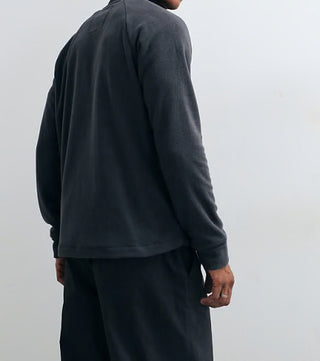 Ανδρική ζακέτα JJPLUTO FLEECE JACKET JACK&JONES 12306403 ASPHALT W26/27