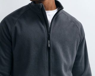 Ανδρική ζακέτα JJPLUTO FLEECE JACKET JACK&JONES 12306403 ASPHALT W26/27