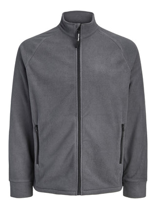 Ανδρική ζακέτα JJPLUTO FLEECE JACKET JACK&JONES 12306403 ASPHALT W26/27