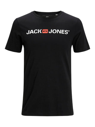 Ανδρικό t-shirt Standard Fit 100% Cotton JJECORP OLD LOGO TEE SS O-NECK JACK & JONES 12137126 Black NOOS S 24