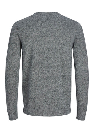 Ανδρικό πλεκτό πουλόβερ JJEBASIC KNIT CREW NECK JACK & JONES 12137190 Navy Blazer NOOS W25/26