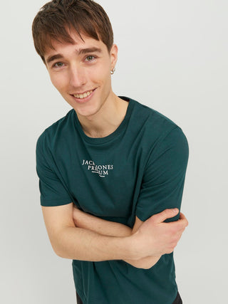 Ανδρικό t-shirt JPRBLUARCHIE SS TEE CREW NECK Jack & Jones 12217167 Atlantic Deep NOOS SS26