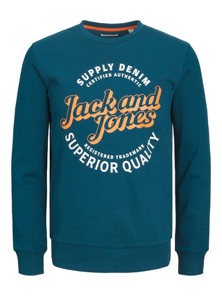 Ανδρικό φούτερ JJMIKK SWEAT CREW NECK JACK & JONES 12236177 Sailor Blue W 23/24