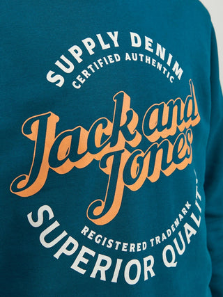 Ανδρικό φούτερ JJMIKK SWEAT CREW NECK JACK & JONES 12236177 Sailor Blue W 23/24