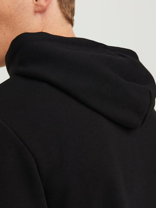 Ανδρικό φούτερ με κουκούλα JJOSCAR SWEAT HOOD JACK & JONES 12235248 Black W 23/24