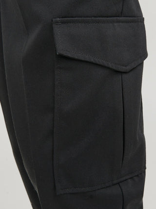 Ανδρικό παντελόνι JPSTBILL JJCLEAN TAPERED CARGO JACK & JONES 12247358 Black W 23/24