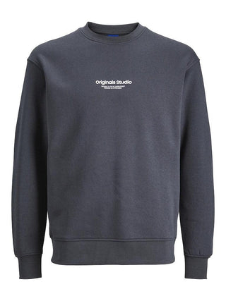 Ανδρικό φούτερ JORVESTERBRO SWEAT CREW NECK JACK & JONES 12241694 Asphalt NOOS W 23/24