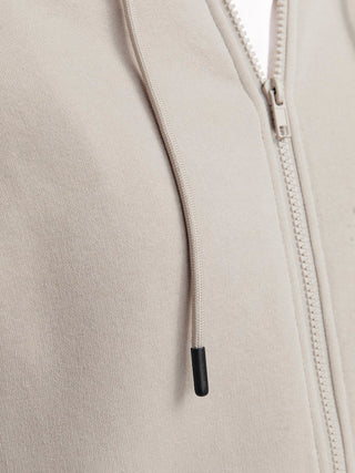 Ανδρική ζακέτα φούτερ με κουκούλα JJEBRADLEY SWEAT ZIP HOOD JACK & JONES 12249342 Moonbeam NOOS W24/25