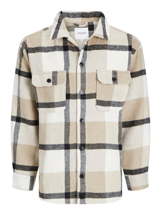 Ανδρικό Overshirt JJEBRADLEY OLLIE OVERSHIRT LS JACK & JONES 12257199 Crockery NOOS W24/25