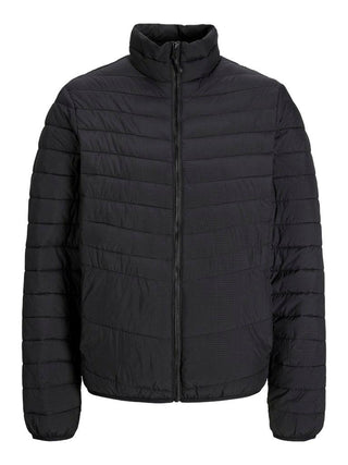 Ανδρικό μπουφάν JJESTATE PACKABLE PUFFER COLLAR JACK & JONES 12256985 Black NOOS W24/25