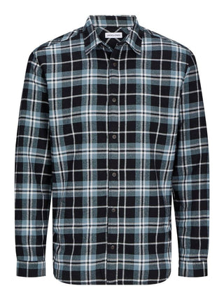 Ανδρικό πουκάμισο JJJOSHUA FALL FLANNEL SHIRT LS JACK & JONES 12258429 Goblin Blue W24/25