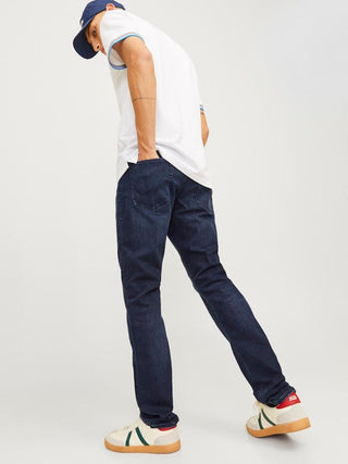 Ανδρικό τζιν Slim Fit 70% Cotton, 28% Polyester, 2% Elastane JJIGLENN JJORIGINAL SQ 260 JACK & JONES 12259055 Blue Denim NOOS W24/25