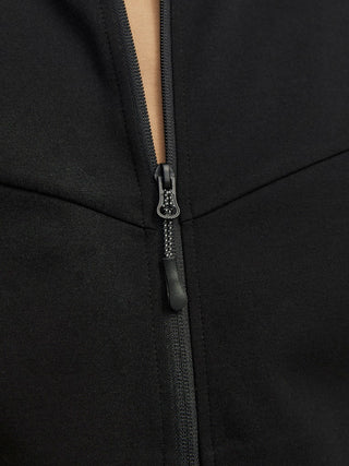 Ανδρική ζακέτα φούτερ με κουκούλα JCOFUSION SWEAT ZIP HOOD Jack & Jones 12260150 Black NOOS W25/26