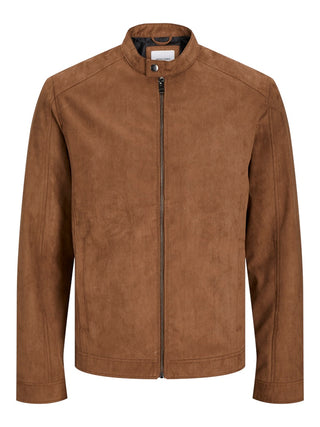 Ανδρικό μπουφάν JJEDYLAN CLEAN JACKET Jack & Jones 12261197 Cognac NOOS W25/26