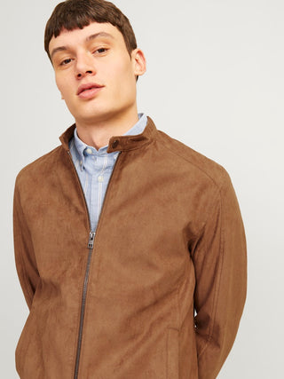 Ανδρικό μπουφάν JJEDYLAN CLEAN JACKET Jack & Jones 12261197 Cognac NOOS W25/26