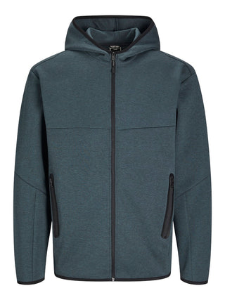 Ανδρική ζακέτα φούτερ με κουκούλα JCOFUSION SWEAT ZIP HOOD Jack & Jones 12260150 Navy Blazer NOOS W25/26
