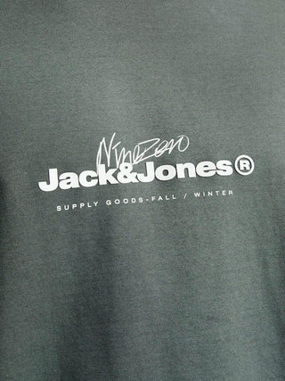 Ανδρική μακρυμάνικη μπλούζα JCOCHARLIE BRANDING TEE LS CREW NECK JACK & JONES 12265426 Urban Chic W24/25