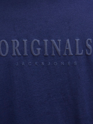 Ανδρικό t-shirt JORFREDERIKSBERG TEE SS CREW NECK Jack & Jones 12262494 Ocean Cavern NOOS SS25