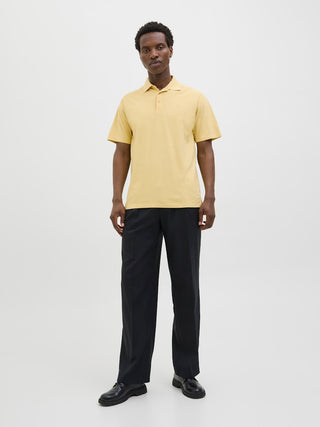 Ανδρική μπλούζα polo κοντομάνικη JPRBLUWILLIAM WASH SS POLO SN Jack & Jones 12257315 Moonstone SS25