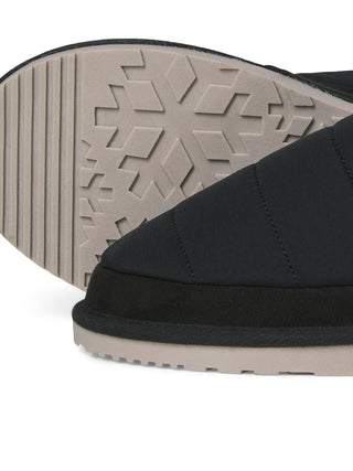 Ανδρικές παντόφλες JFWPUFF MULE SLIPPER PB Jack & Jones 12244080 Anthracite W25/26
