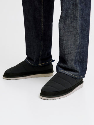 Ανδρικές παντόφλες JFWPUFF MULE SLIPPER PB Jack & Jones 12244080 Anthracite W25/26