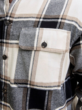 Ανδρικό πουκάμισο JJECHARGE OVERSHIRT LS Jack & Jones 12278969 Crockery NOOS W25/26