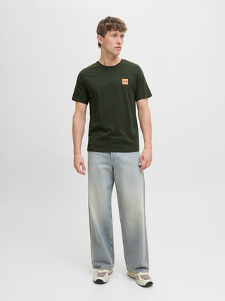 Ανδρικό t-shirt JJBRANDY TEE SS CREW NECK LN Jack & Jones 12279100 Duffel Bag W25/26