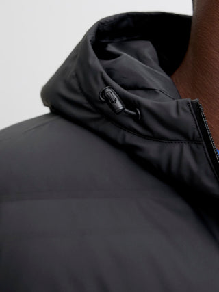 Ανδρικό μπουφάν JJELEMENTS PU PUFFER SN Jack & Jones 12279239 Black W25/26