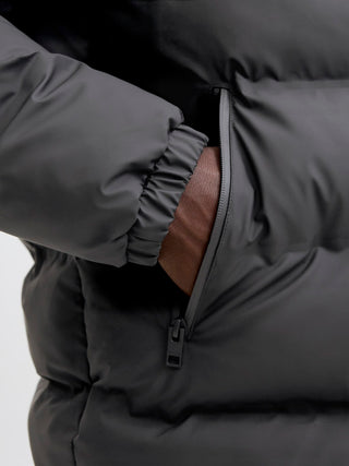 Ανδρικό μπουφάν JJELEMENTS PU PUFFER SN Jack & Jones 12279239 Black W25/26