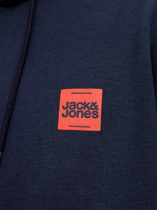 Ανδρικό φούτερ με κουκούλα JJBRANDY SWEAT HOOD Jack & Jones 12279261 Sky Captain W25/26
