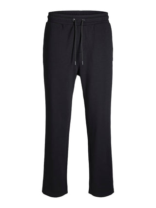Ανδρικό παντελόνι φόρμας JPSTKANE BRADLEY UNCUFFED SWT PANTS Jack & Jones 12279134 Black NOOS W25/26