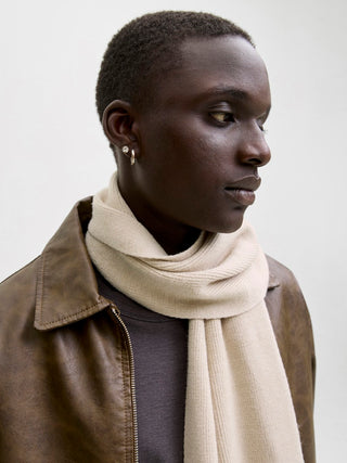 Ανδρικό κασκόλ JACCOLL SCARF SN Jack & Jones 12279648 Moonbeam W25/26