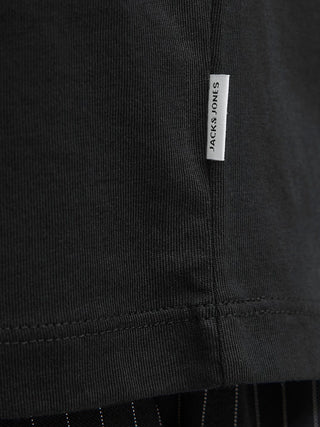 Ανδρική μακρυμάνικη μπλούζα JJEORGANIC BASIC TEE LS O-NECK Jack & Jones 12279538 Black NOOS W25/26