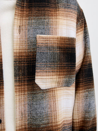 Ανδρικό Overshirt JJZAC HEAVY BRUSH OVERSHIRT LS Jack & Jones 12280903 Monks Robe W25/26