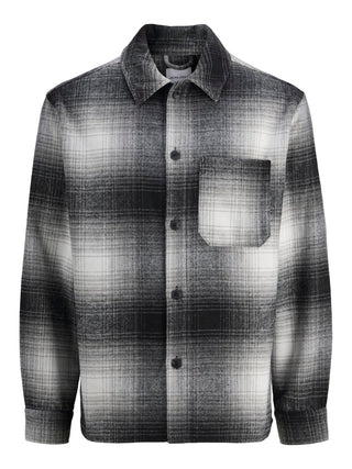 Ανδρικό Overshirt JJZAC HEAVY BRUSH OVERSHIRT LS Jack & Jones 12280903 Black W25/26