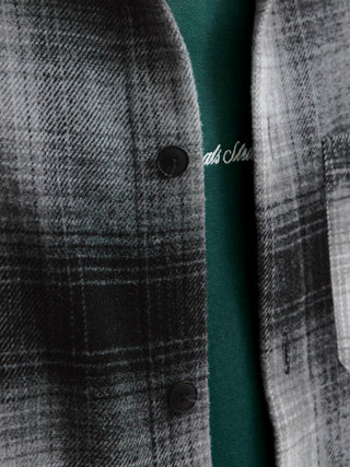 Ανδρικό Overshirt JJZAC HEAVY BRUSH OVERSHIRT LS Jack & Jones 12280903 Black W25/26