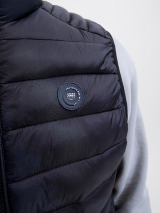 Ανδρικό μπουφάν αμάνικο JJEBRADLEY LIGHT BODYWARMER COLLAR Jack & Jones 12280973 Black NOOS W25/26